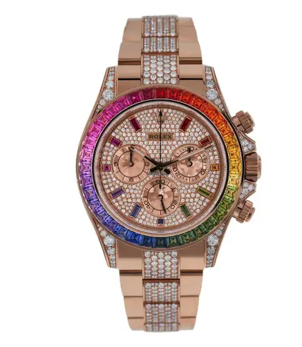 Rolex Cosmograph Daytona Everose Rainbow Watch 116595RBOW